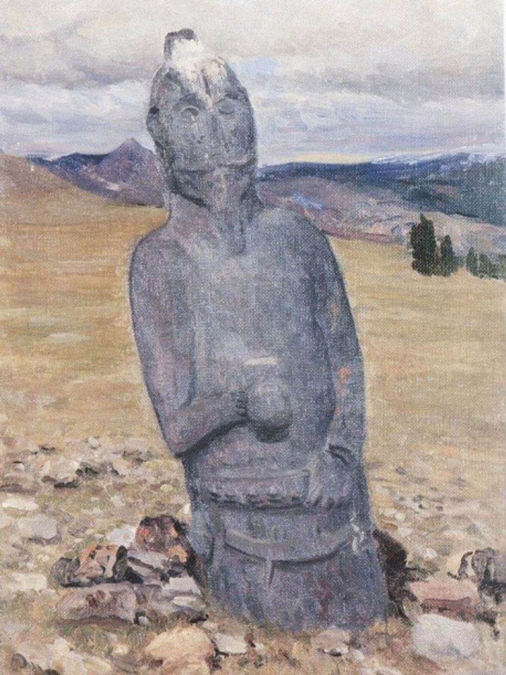 Григорий Чорос-Гуркин. Кезер Таш. 1912. Национальный музей Республики Алтай им. А.В. Анохина, Горно-Алтайск
