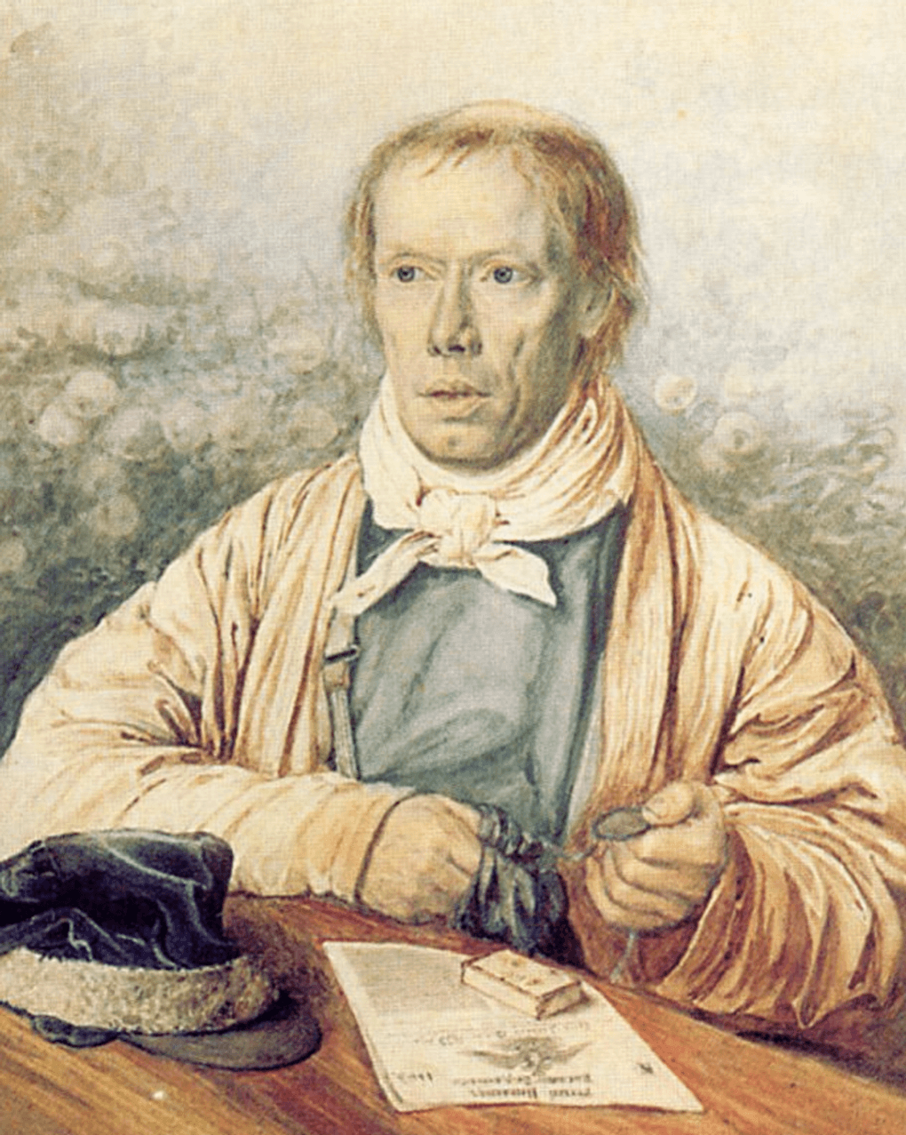 Павел Федотов. Портрет отца (фрагмент). 1837. Государственная Третьяковская галерея, Москва