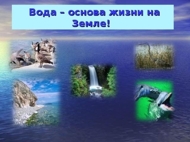 Картинки на тему вода источник жизни на земле