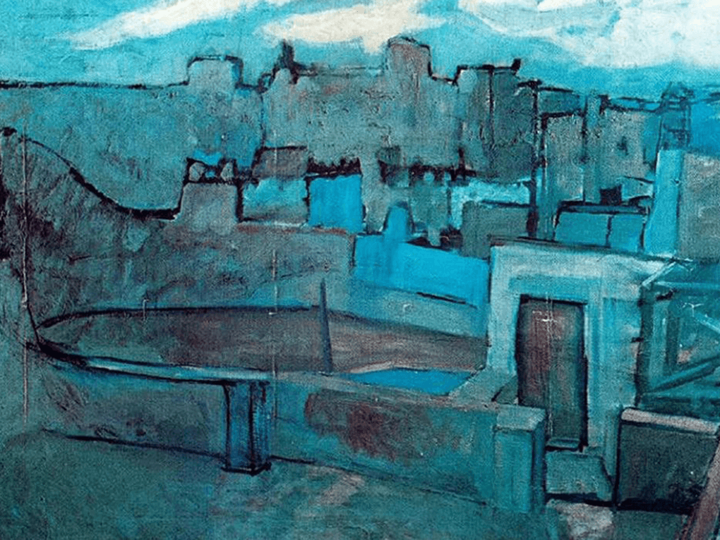 Пабло Пикассо. Крыши Барселоны (фрагмент). 1903. Музей Пикассо, Барселона, Испания