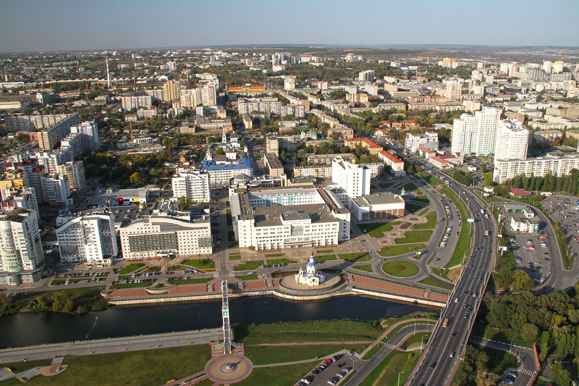 Описание фото города. Белгород. Город Белгород. Современный Белгород. Белгород центр.