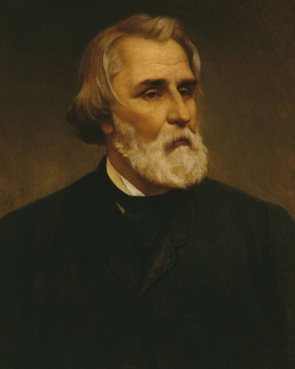 Кирилл Горбунов. Портрет Ивана Тургенева. 1872. Всероссийский музей А.С. Пушкина, Санкт-Петербург