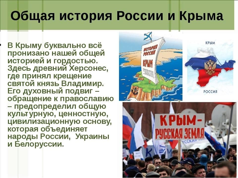 Карта воссоединения крыма с россией