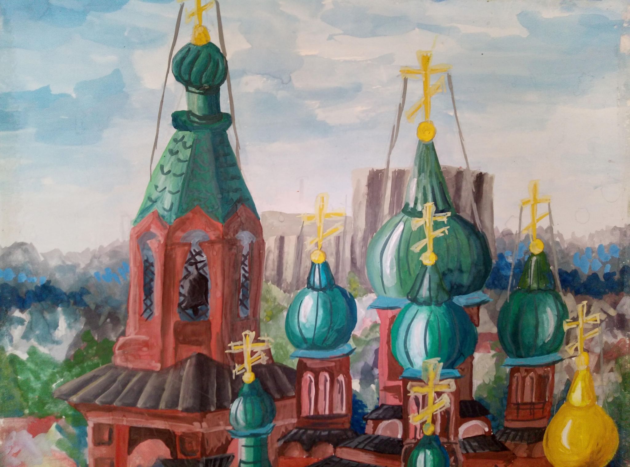 Рисунок на день города Краснодар