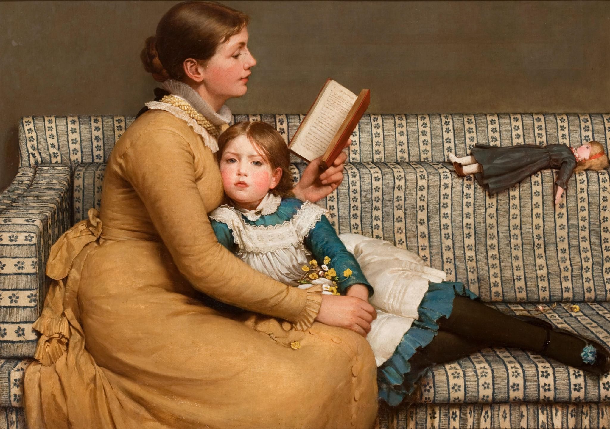 Картины семейное чтение