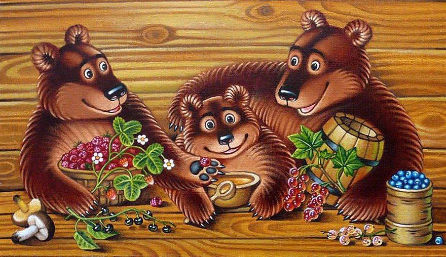 Фото маша и 3 медведя Книжная выставка-игрушка "Мишка, мишка, медвежонок - друг мальчишек и девчонок" 