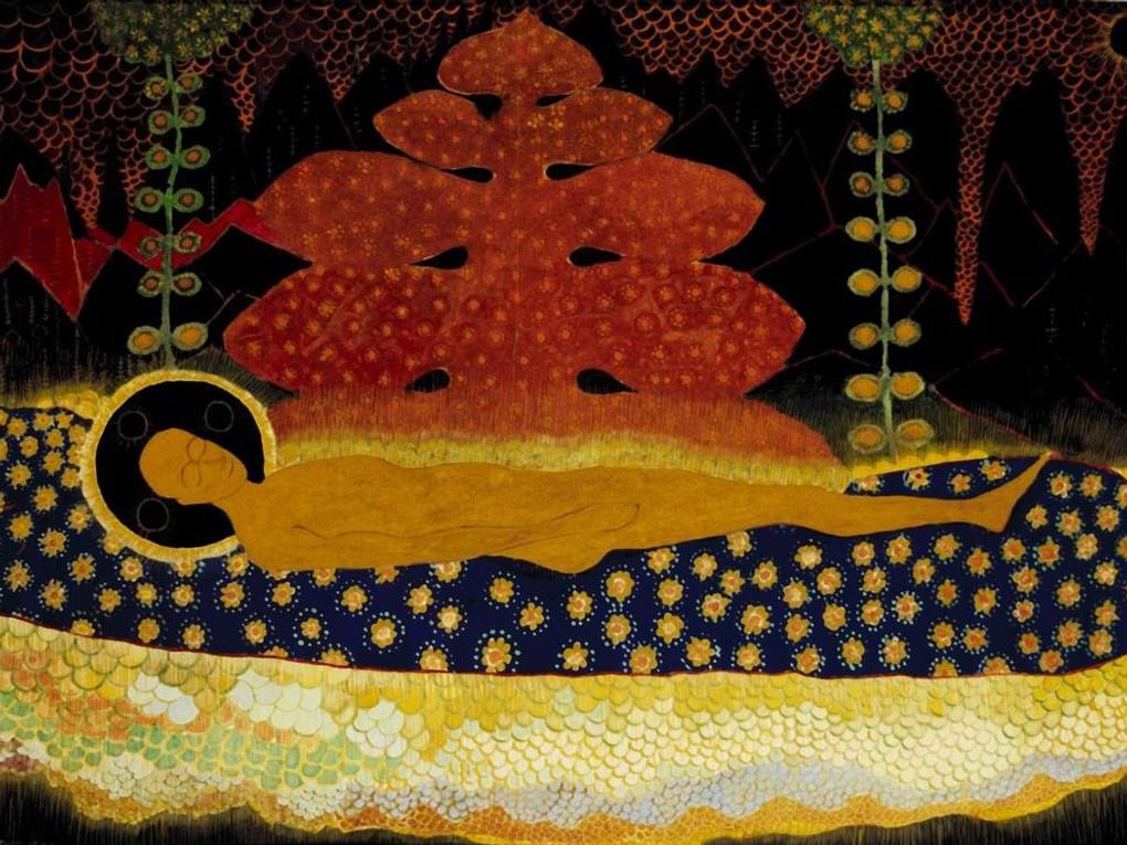 Казимир Малевич. Плащаница (фрагмент). 1908. Государственная Третьяковская галерея, Москва