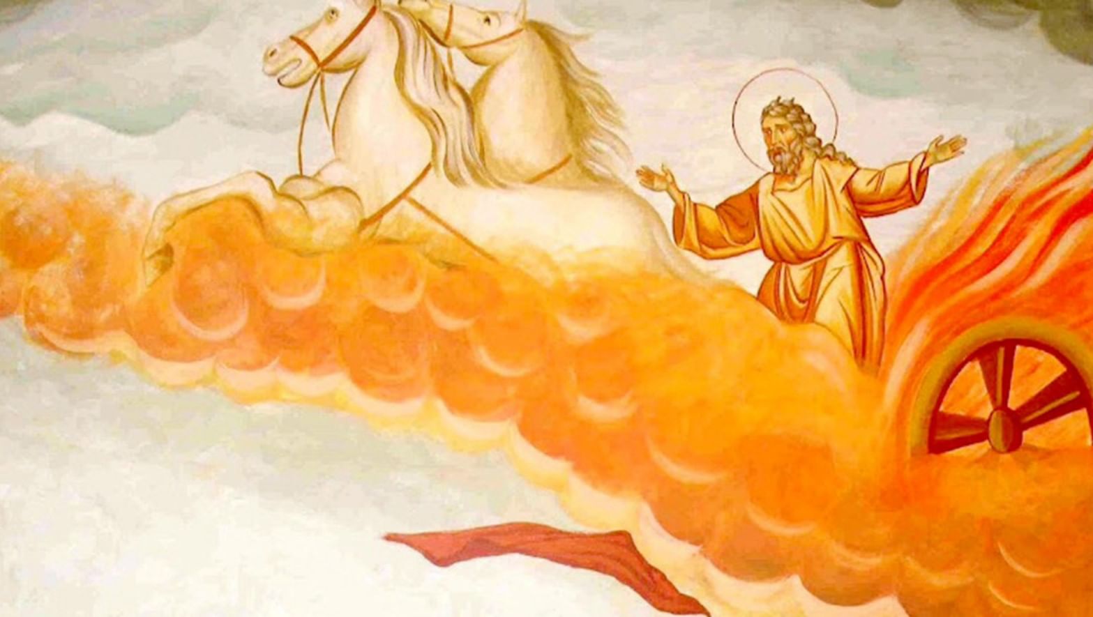 Илия на огненной колеснице
