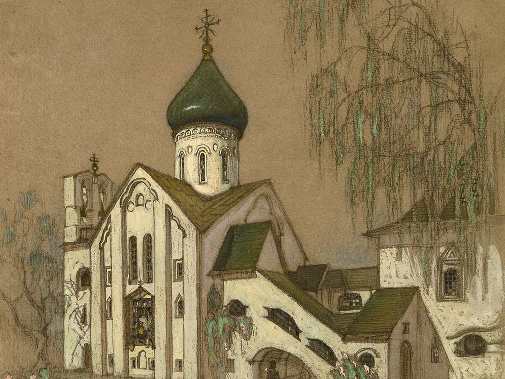 Алексей Щусев. Церковь Святого Николая Мирликийского в Бари, Италия. 1912. Государственный научно-исследовательский музей архитектуры им. А.В. Щусева, Москва