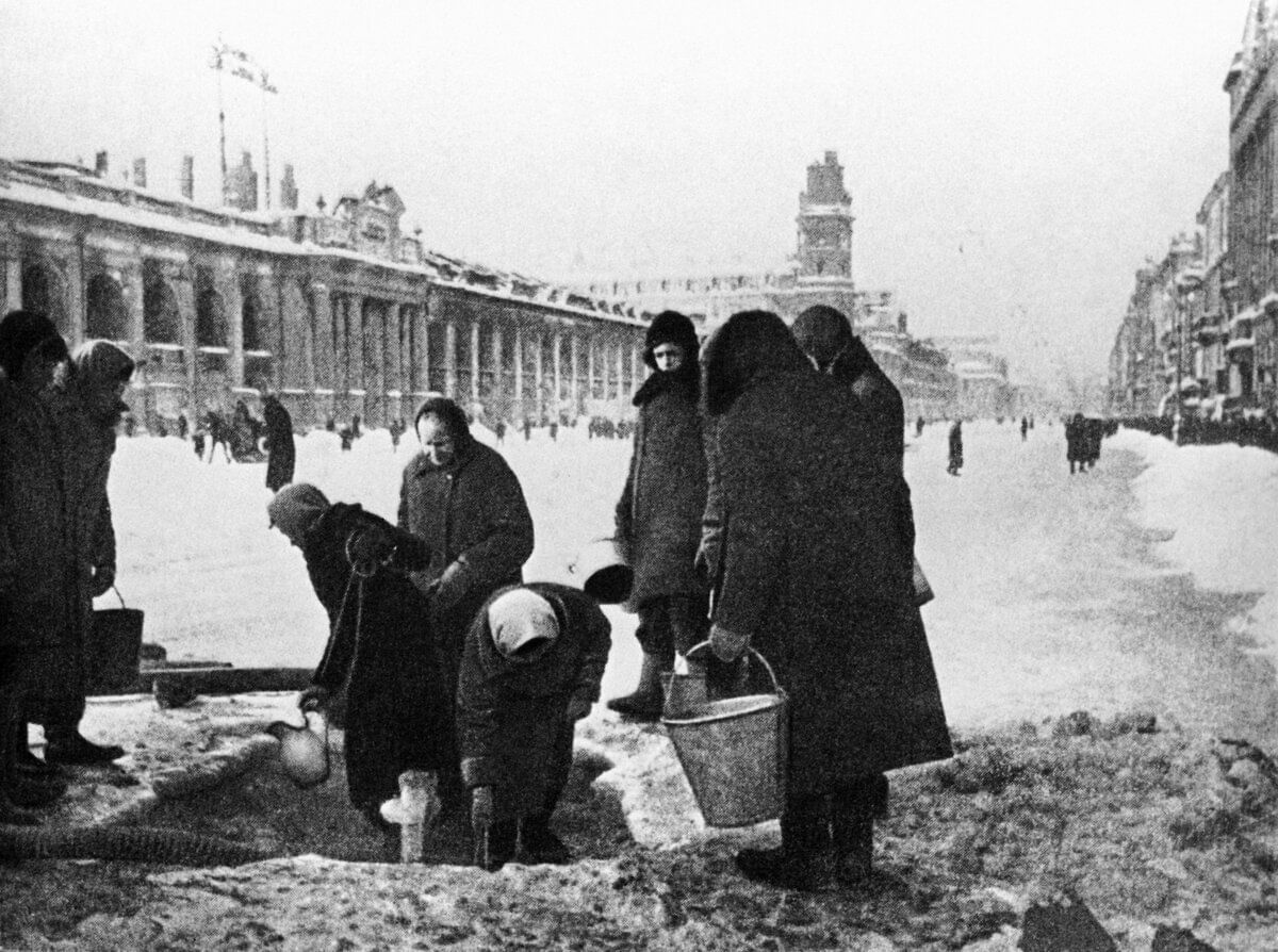 Фото ленинграда в блокаде