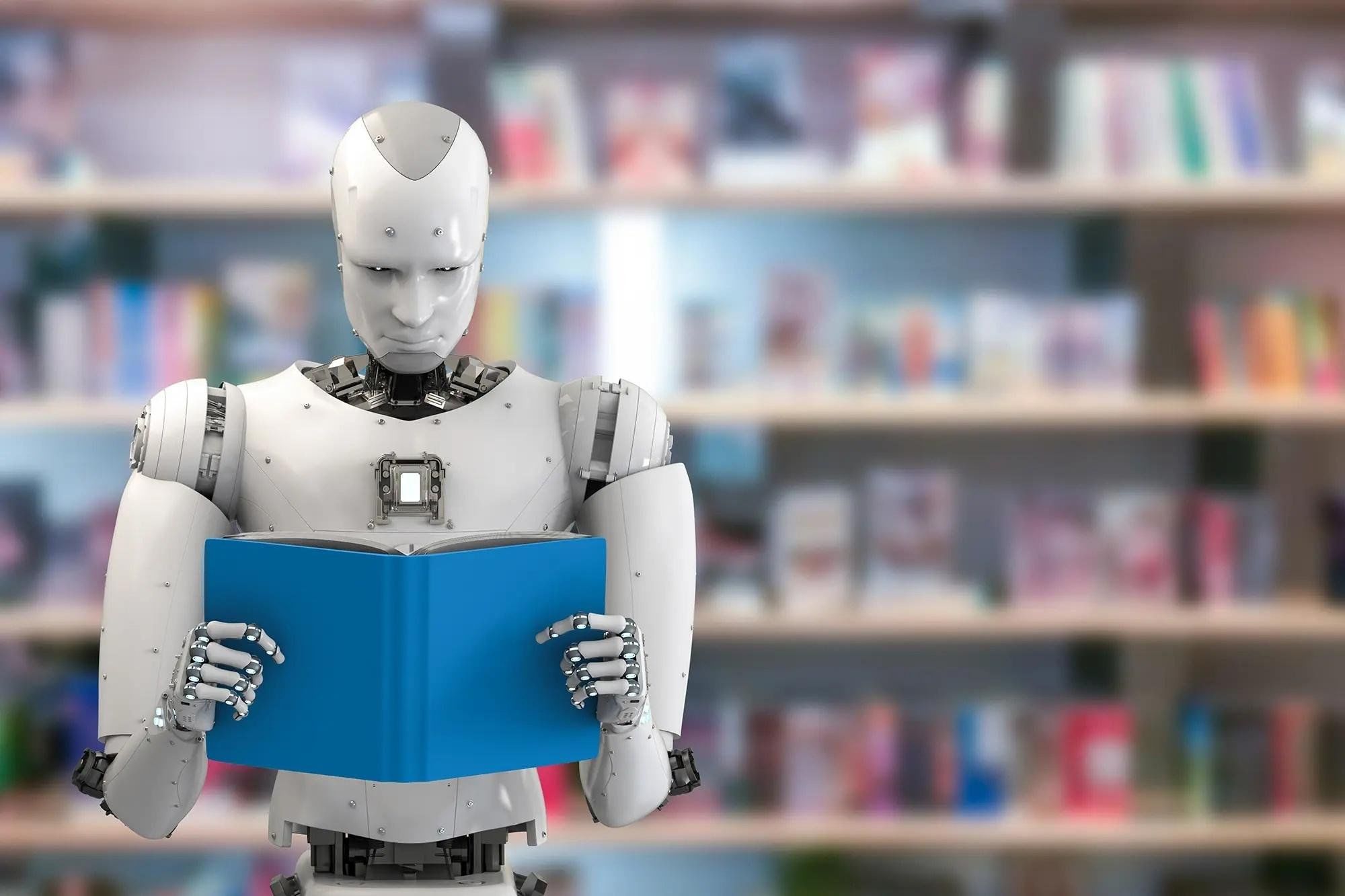 Робот с книгой