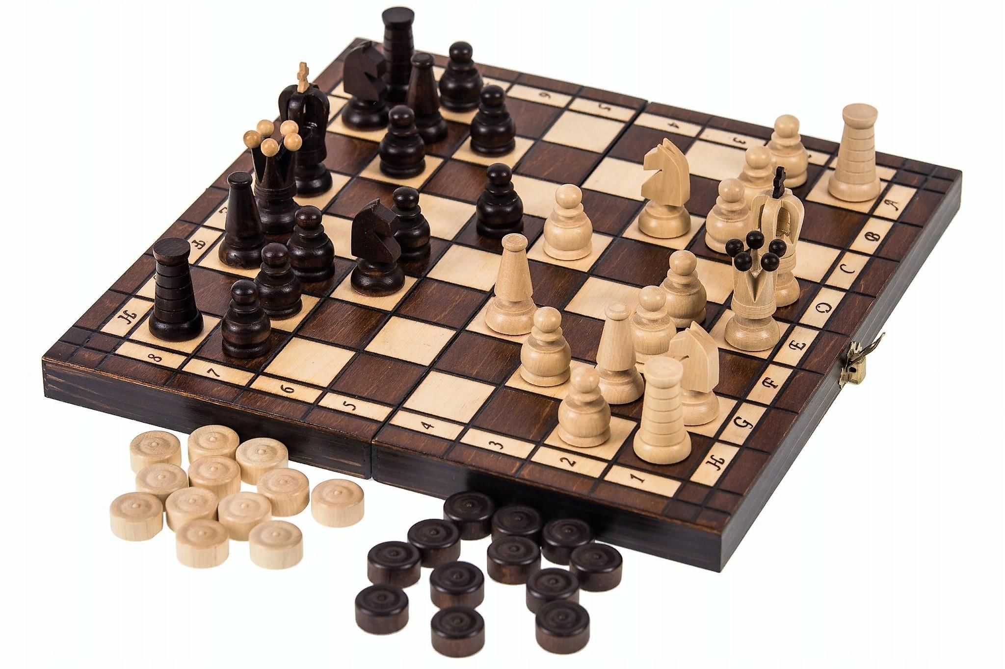 Chess Checkers 2 in 1 шахматы