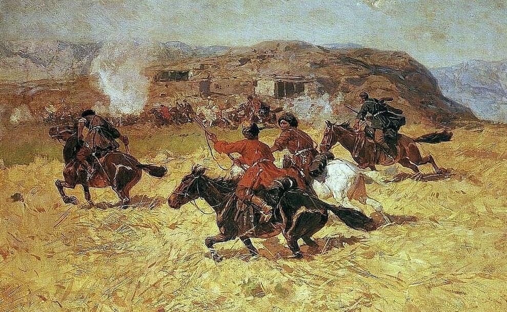 Картина пленение имама шамиля