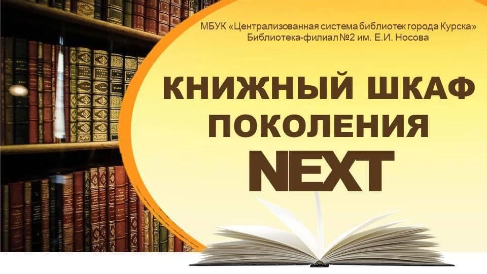 Проект книжный шкаф поколения next