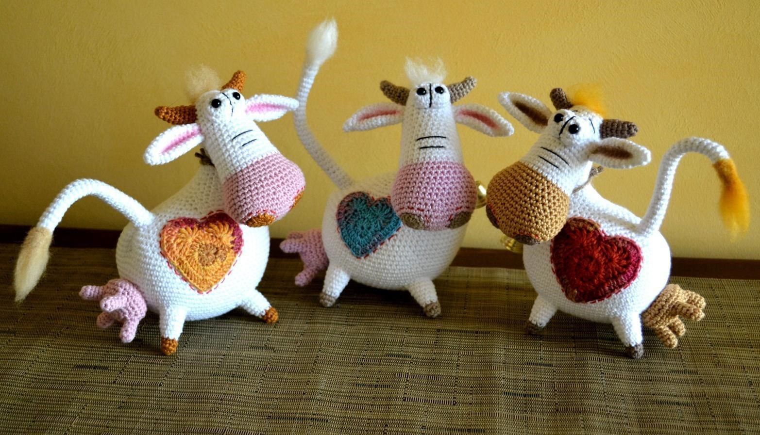 Оригинальные игрушки крючком