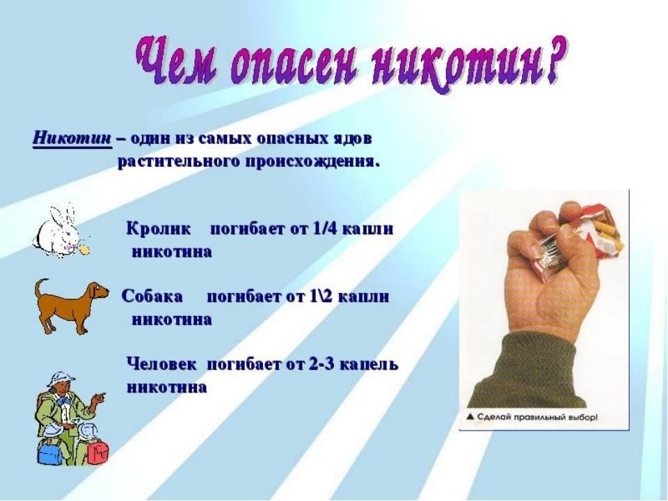 Презентация против курения для школьников