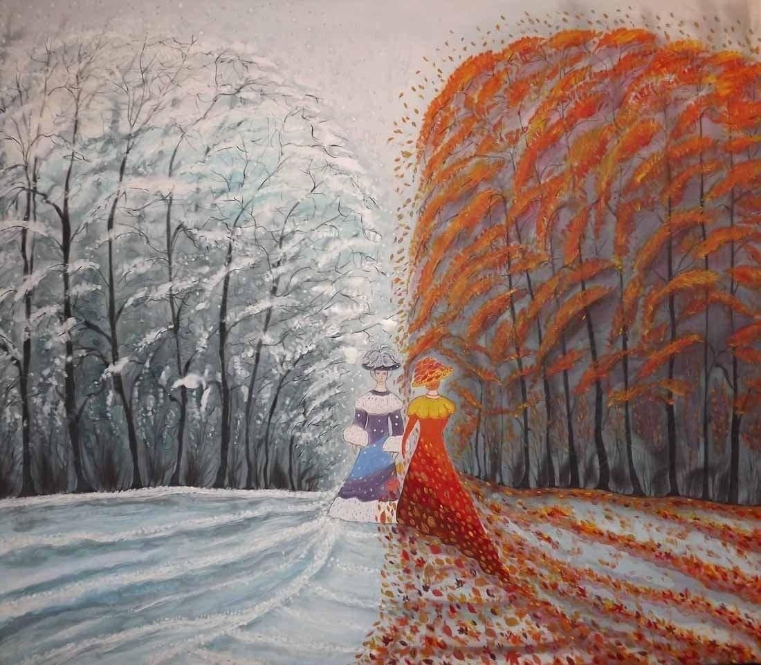 Встреча зимы фото