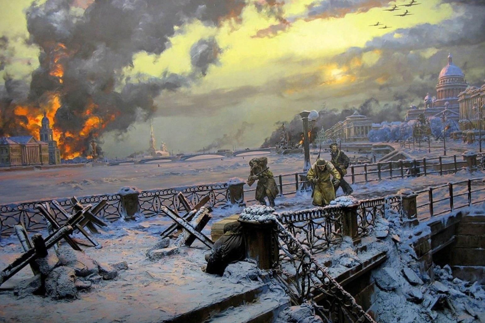 Ленинград блокада битва Ленинграда