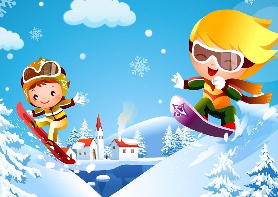 Зимний спорт картинки для детей