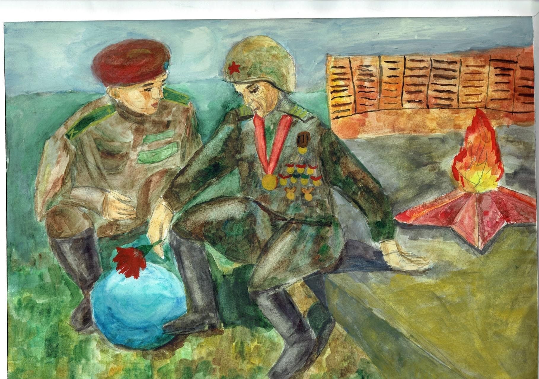 Рисунок воинская слава россии