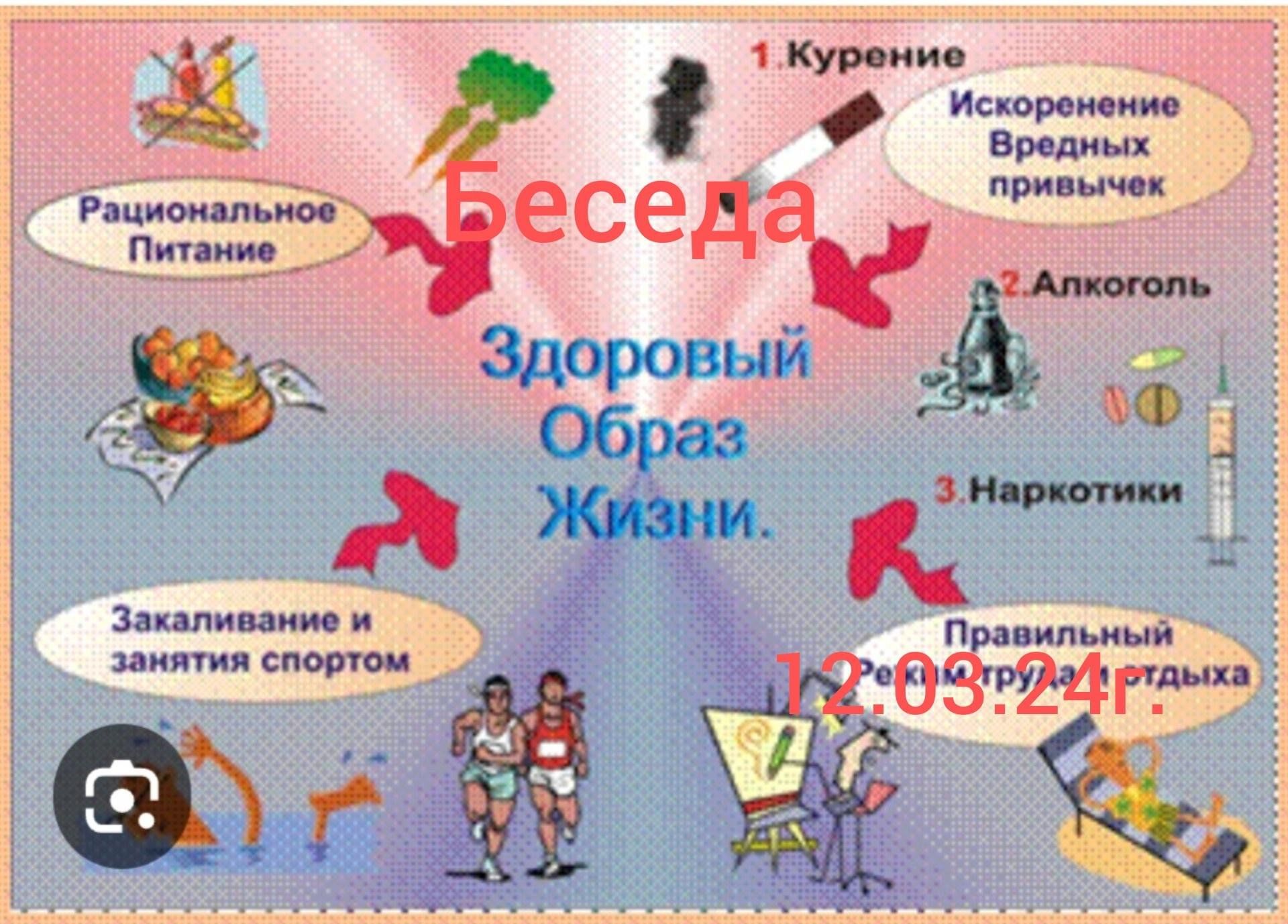 Беседа «Здоровый образ жизни –выбор современного человека» 2024, Буинский  район — дата и место проведения, программа мероприятия.