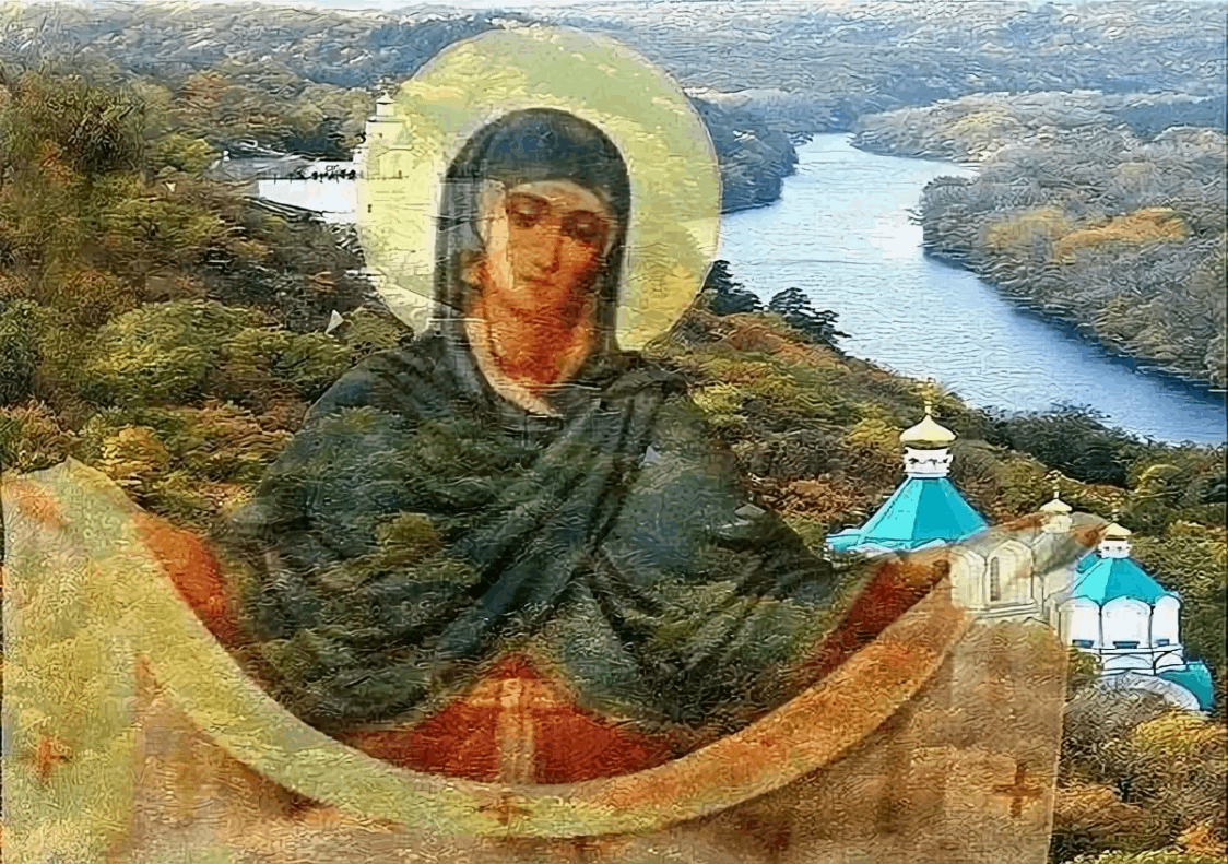 Святой лик на святой картине