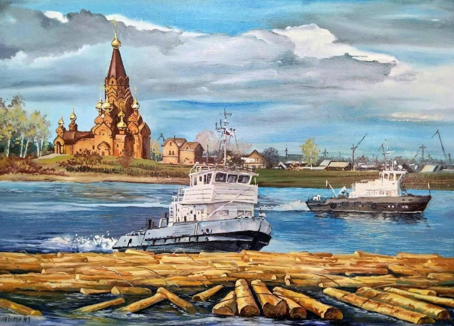 Рождение енисея картина