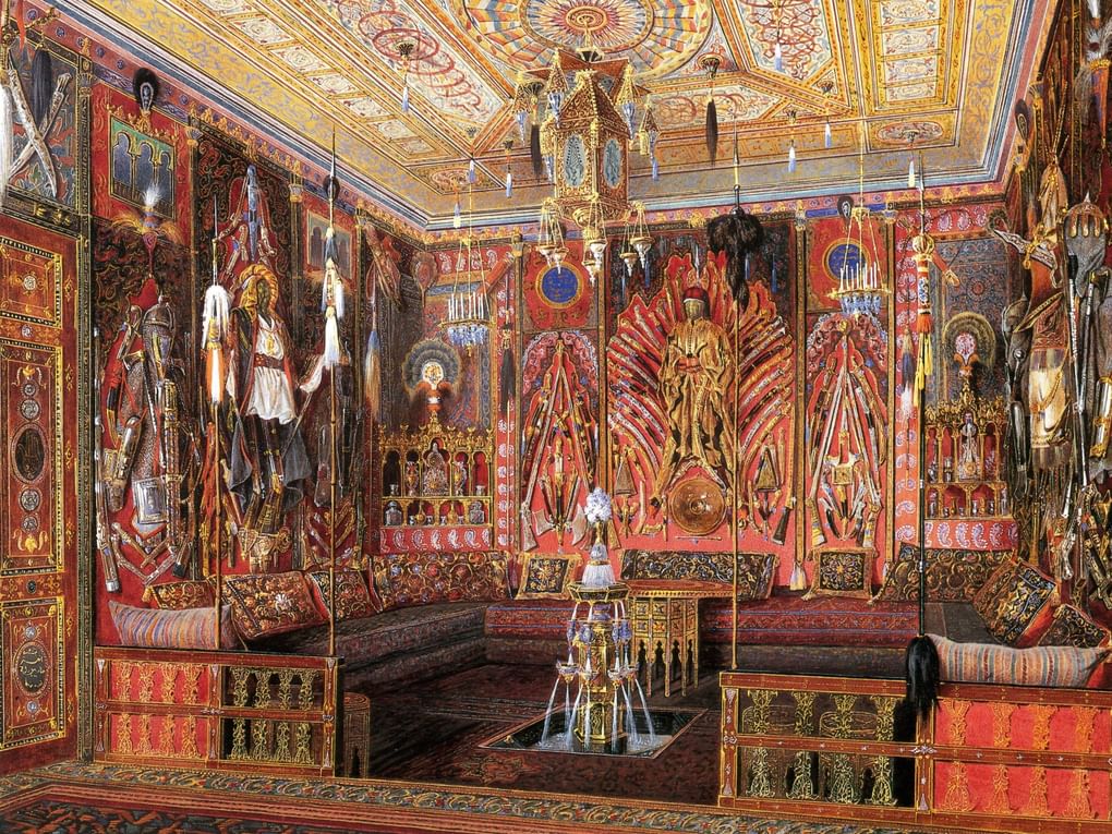 Филипп Штайнмюллер. Турецкая (Азиатская) комната в Большом Царскосельском дворце (фрагмент). 1850-е. Государственный музей-заповедник «Царское Село», Пушкин, Санкт-Петербург