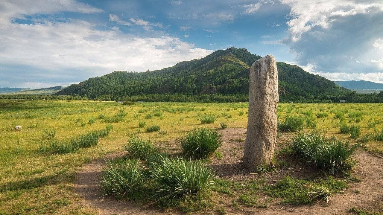 Хакасия менгиры в музее