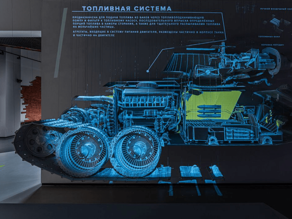 Музей бронетанковой техники. Государственный военно-исторический музей-заповедник «Прохоровское поле». Поселок городского типа Прохоровка, Белгородская область. Фотография: пресс-служба Государственного военно-исторического музея-заповедника «Прохоровское поле»