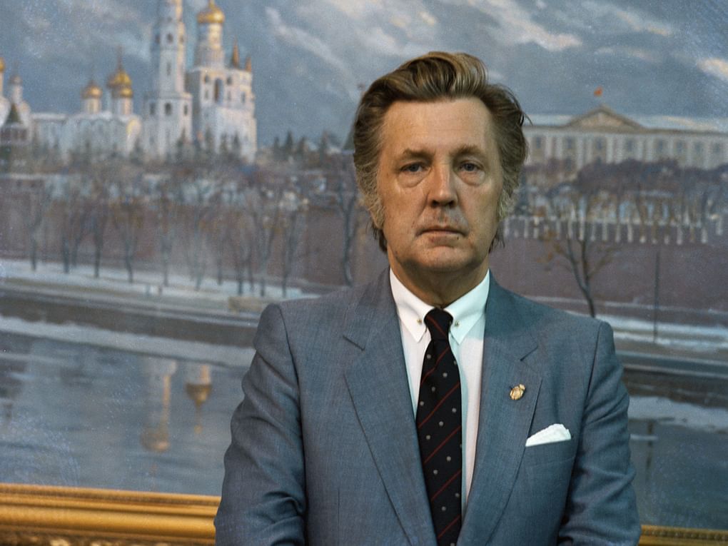Художник Илья Глазунов. 1986 год. Фотография: Василий Егоров, Валентин Мастюков / ТАСС