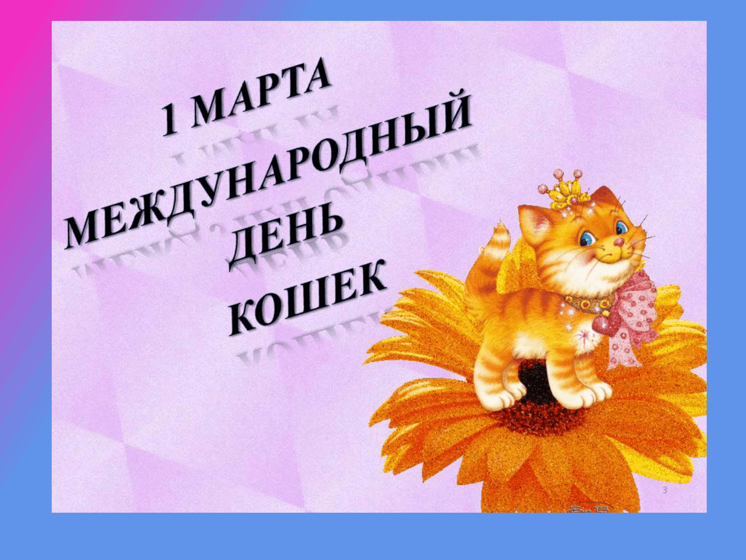 всемирный день кошек