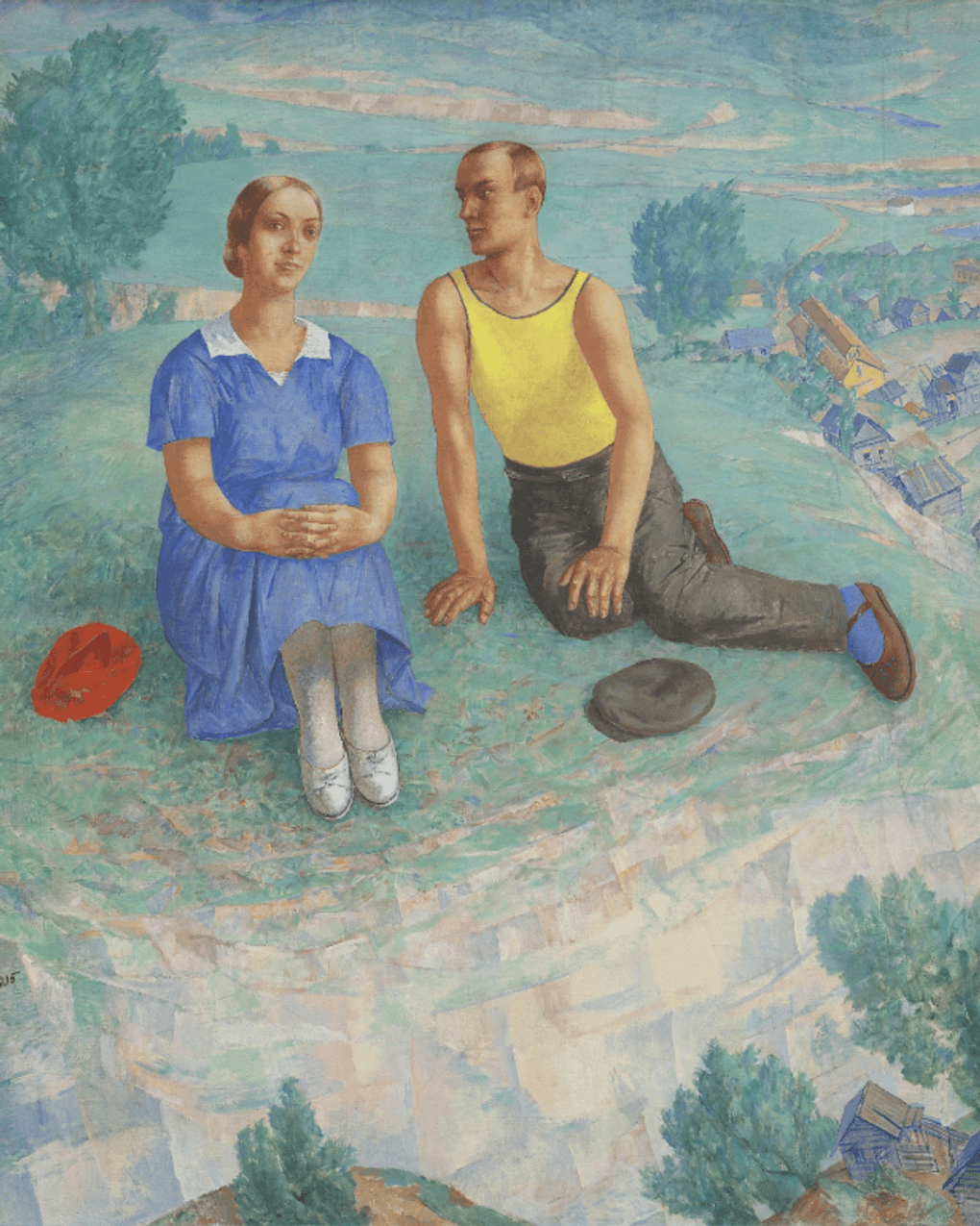 Кузьма Петров-Водкин. Весна. 1935. Государственный Русский музей, Санкт-Петербург