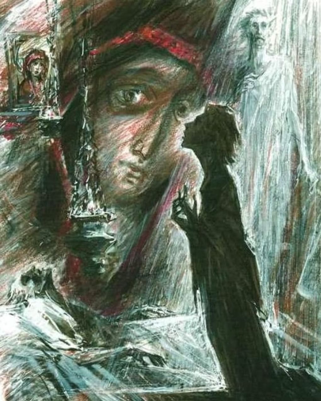 Сергей Чепик. Иллюстрация к роману Михаила Булгакова «Белая гвардия» (фрагмент). Изображение: издательство «Вита Нова», Санкт-Петербург / <a href="https://vitanova.ru/galereya/illyustratsii/illyustratsii_k_romanu_m_bulgakova_belaya_gvardiya_437" target="_blank">vitanova.ru</a>