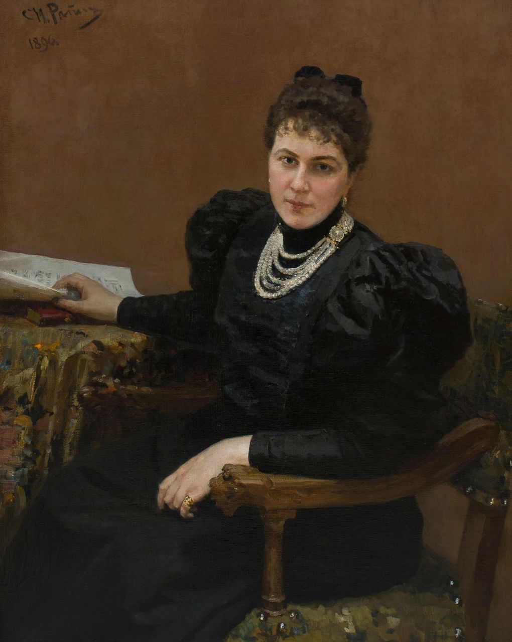 Илья Репин. Портрет Марии Тенишевой. 1896. Смоленский государственный объединенный исторический и архитектурно-художественный музей-заповедник, Смоленск