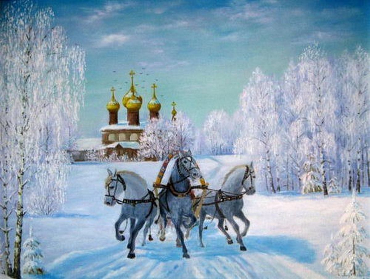 Времена года на тройке. Картина Чайковского" ноябрь-на тройке". Чайковский ноябрь на тройке.