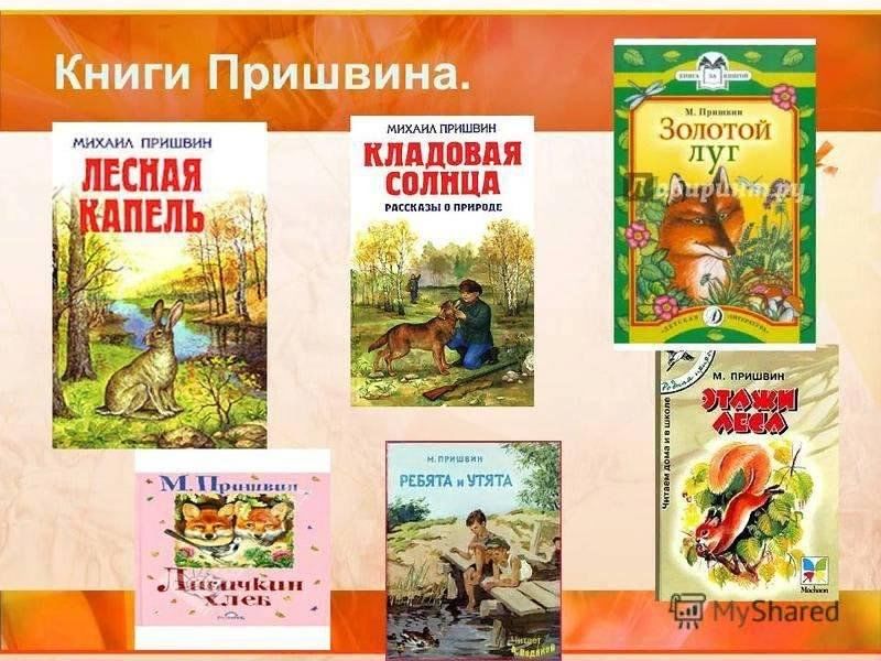 Название рассказов пришвина. Книги м м Пришвина. Пришвин список произведений для детей.