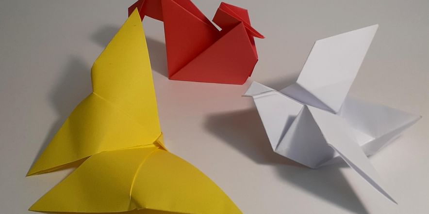 Мастер-класс по изготовлению поделки «Кошка» в технике оригами