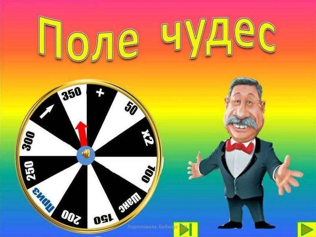 Презентация игры поле чудес