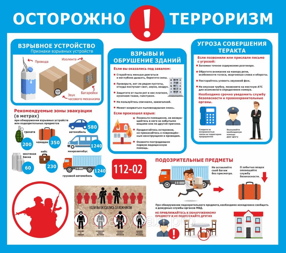 План мероприятий антитеррористической направленности