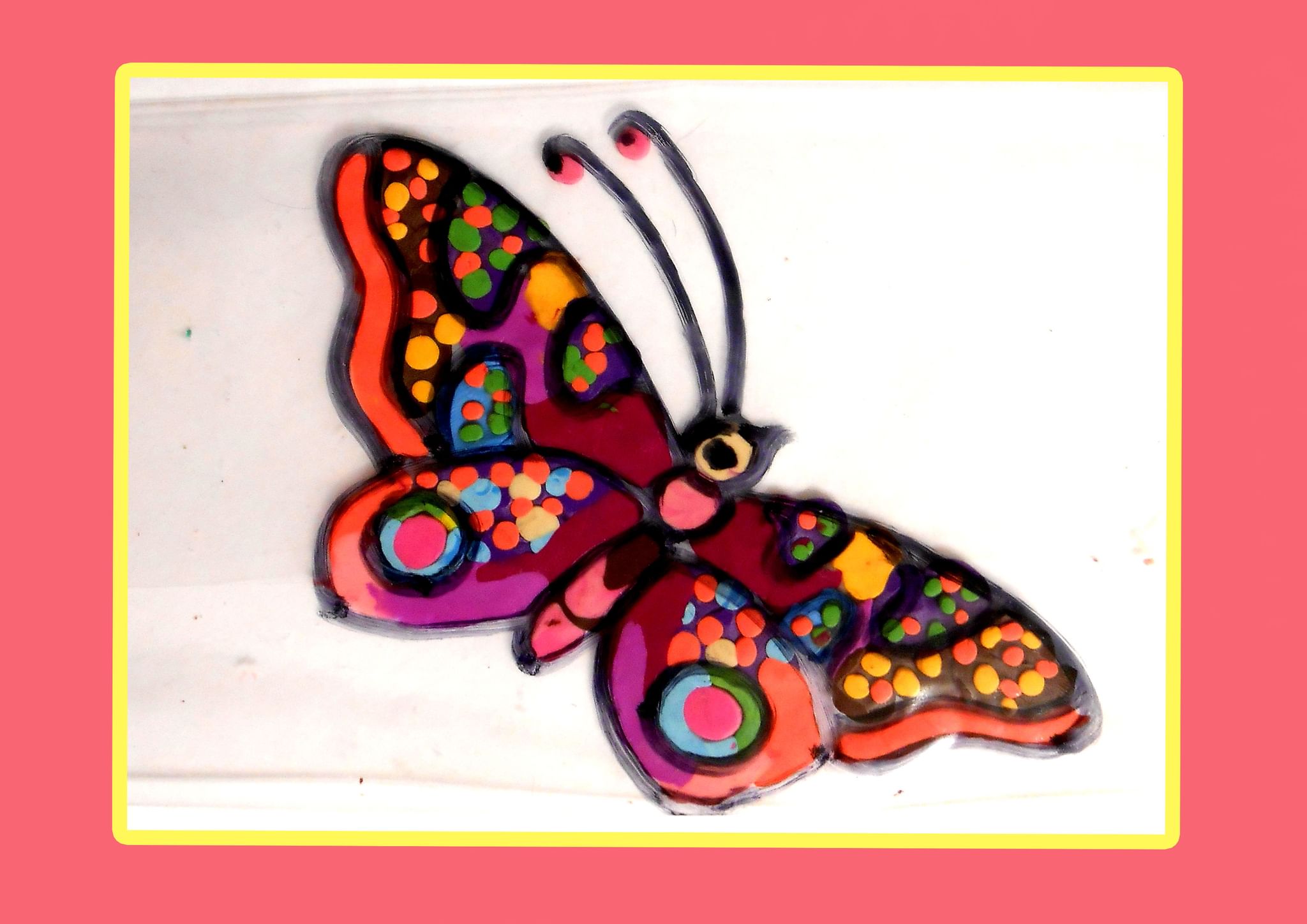 Пластилинография бабочка