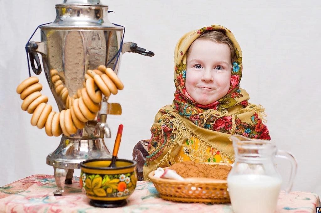 Самовар и бублики картинки