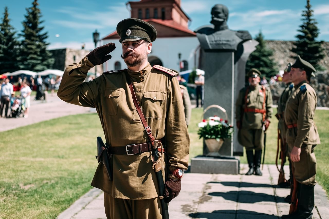 Сибирский стрелок солдат