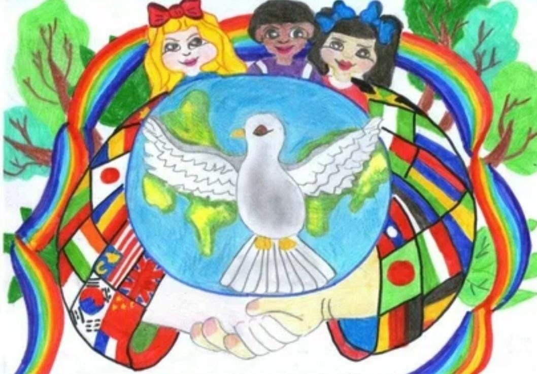 Детские рисунки на тему мир. Рисунок на тему мир. Мы за мир. Дружба рисунок.