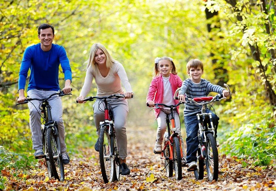 Социально активная семья. Велосипеды для всей семьи. Активный и здоровый образ жизни. Здоровый образ жизни семьи. Семья спорт.