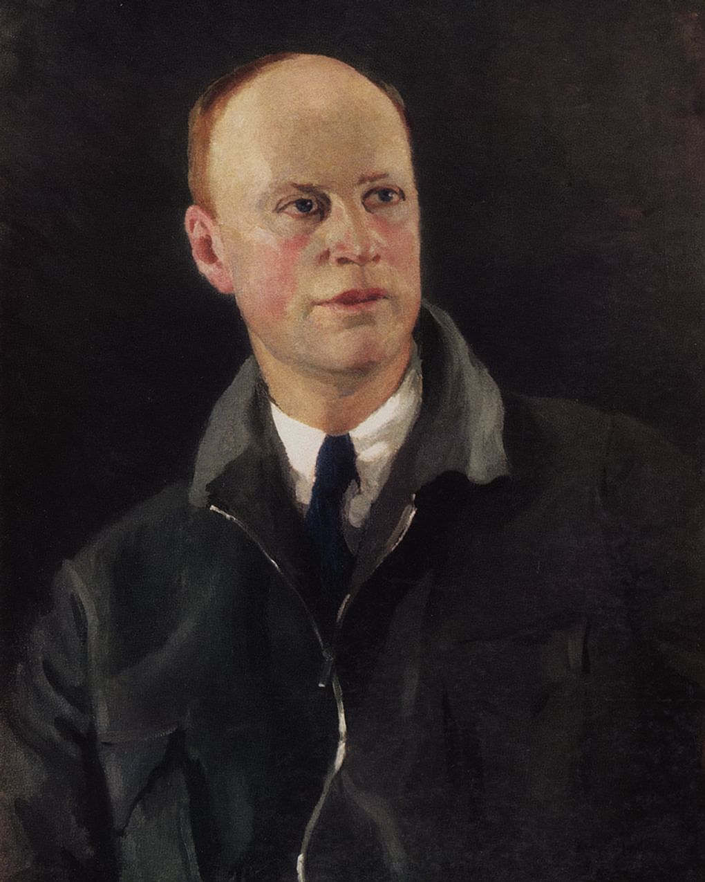 Игорь Грабарь. Портрет Сергея Прокофьева (фрагмент). 1934. Астраханская государственная картинная галерея имени П.М. Догадина, Астрахань