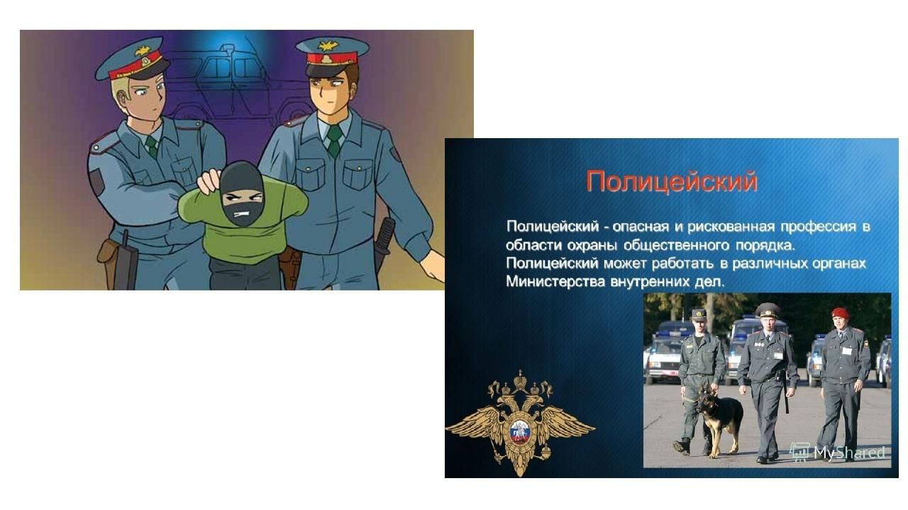 Презентация на тему профессия полицейский