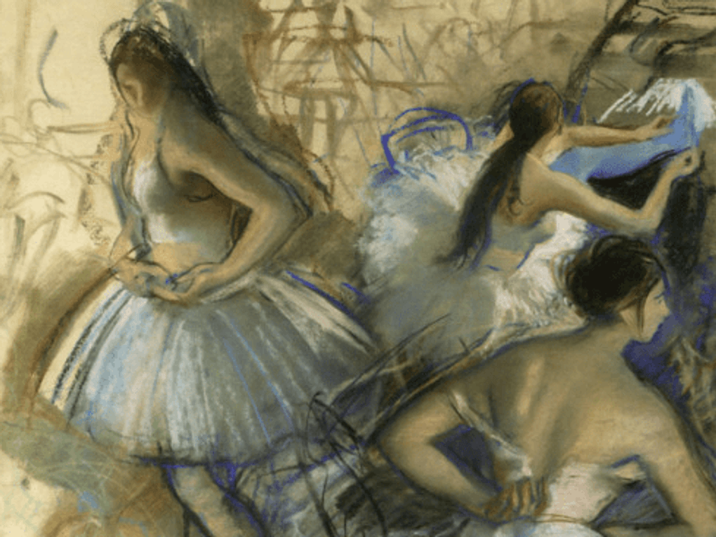 Зинаида Серебрякова. В балетной уборной (фрагмент). 1922–1924. Частное собрание