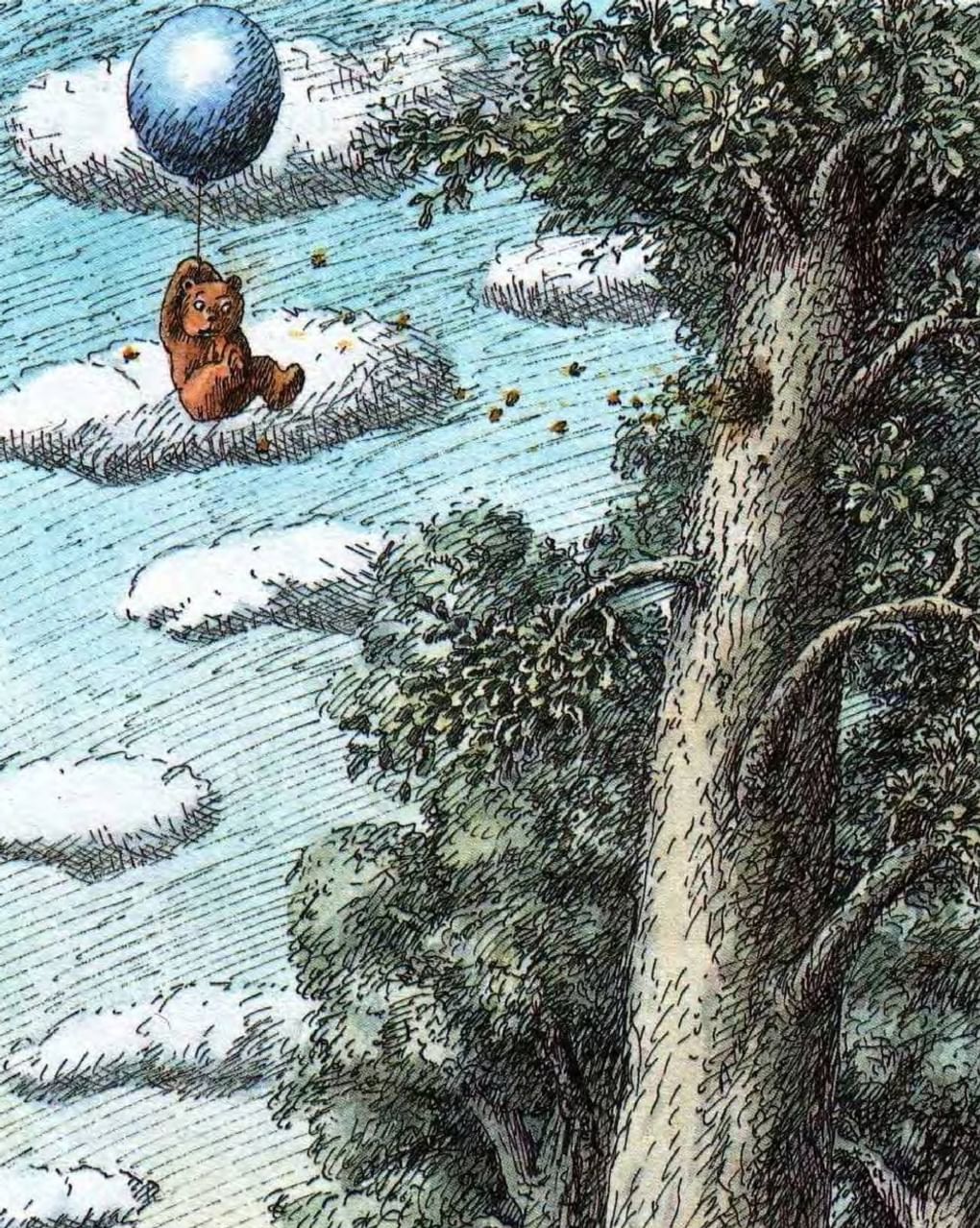 Борис Диодоров. Иллюстрация к книге Алана Милна «Винни-Пух и все-все-все». Москва: издательство «Дом», 1992
