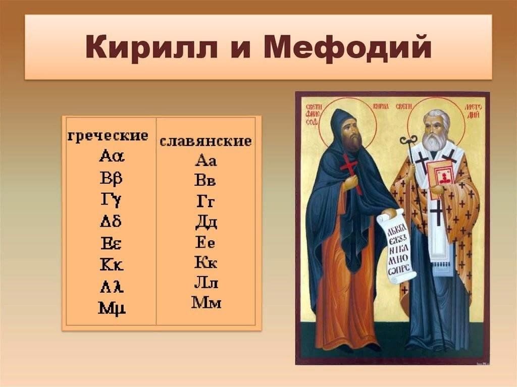 Азбука кирилла и мефодия фото